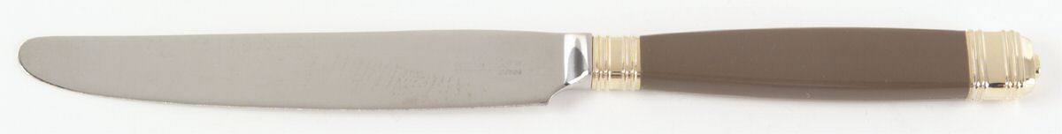 Continental-Brown (Stainless-Gold Accent) New French Hollow Knife by Mikasa-1