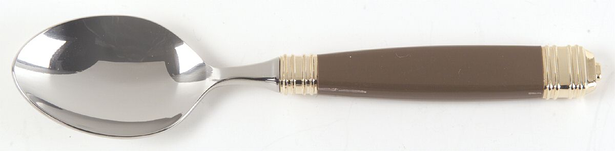 Continental-Brown (Stainless-Gold Accent) Teaspoon by Mikasa-1