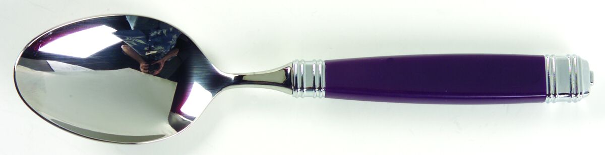 Continental-Eggplant(Stainless, No Gold) Place/Oval Soup Spoon by Mikasa-1