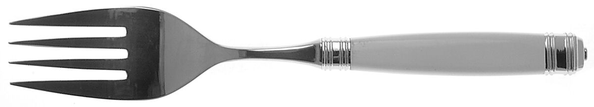 Continental-Ivory (Stainless, No Gold Accent) Medium Solid Cold Meat Serving Fork by Mikasa-1