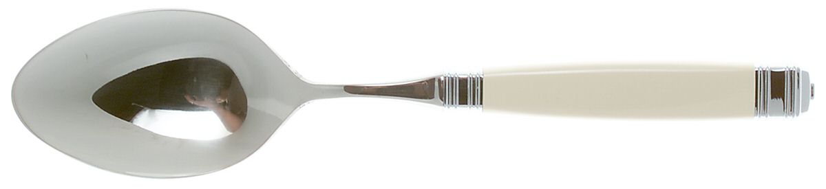 Continental-Ivory (Stainless, No Gold Accent) Tablespoon (Serving Spoon) by Mikasa-1