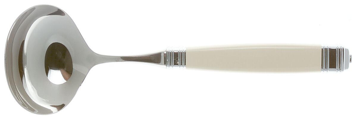 Continental-Ivory (Stainless, No Gold Accent) Solid Gravy Ladle by Mikasa-1