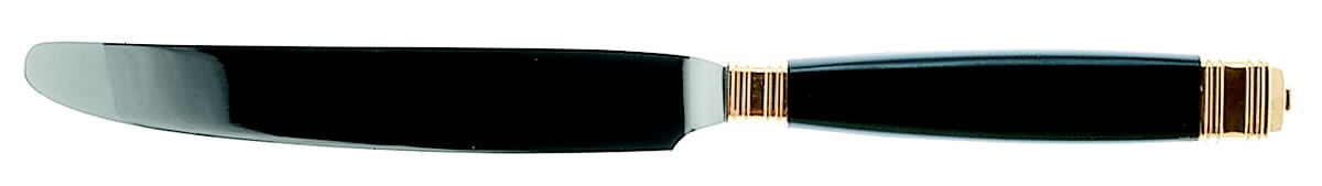 Continental-Navy (Stainless-Gold Accent) New French Hollow Knife by Mikasa-1