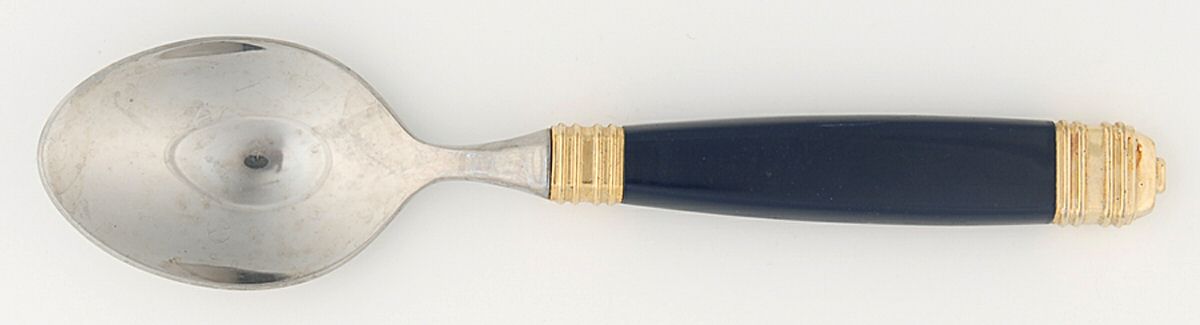 Continental-Navy (Stainless-Gold Accent) Teaspoon by Mikasa-1