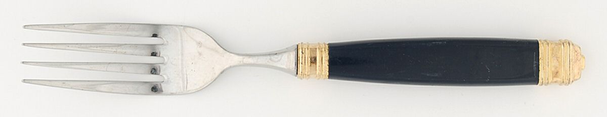 Continental-Navy (Stainless-Gold Accent) Fork by Mikasa-1