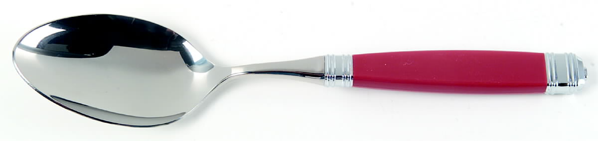 Continental-Primary Red (Stainls) Tablespoon (Serving Spoon) by Mikasa-1