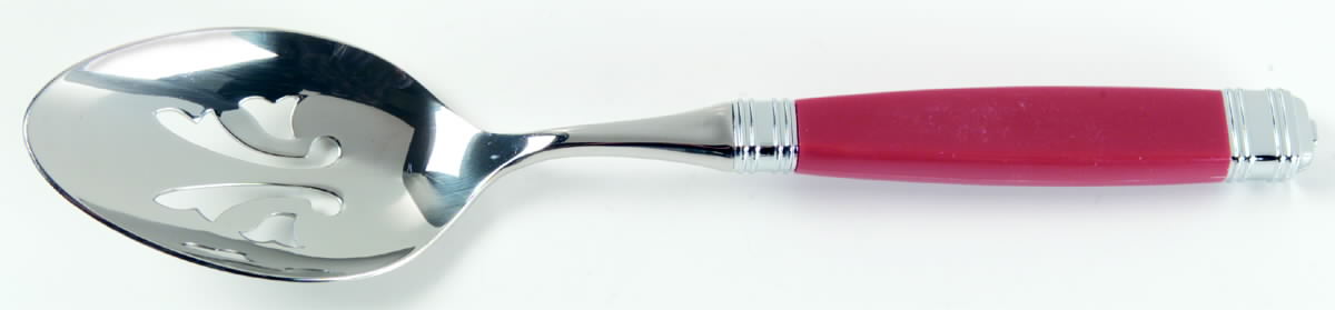 Continental-Primary Red (Stainls) Pierced Tablespoon (Serving Spoon) by Mikasa-1