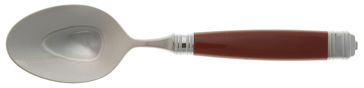 Continental-Lacquer Red(Stainless, No Go) Place/Oval Soup Spoon by Mikasa-1