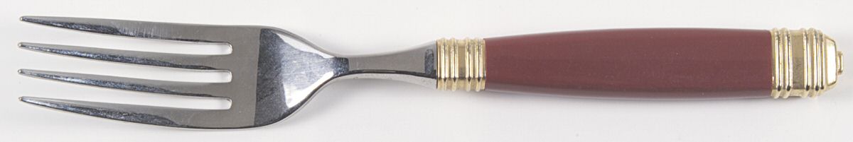 Continental-Raspberry (Stainless-Gold Accent) Individual Salad Fork by Mikasa-1
