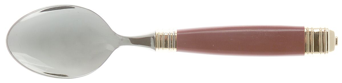Continental-Raspberry (Stainless-Gold Accent) Teaspoon by Mikasa-1