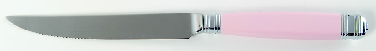 Continental-Pink (Stainless) Individual Steak Knife Hollow Handle by Mikasa-1