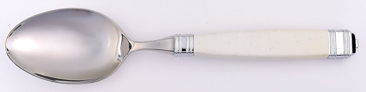 Continental-White (Stainless) Place/Oval Soup Spoon by Mikasa-1