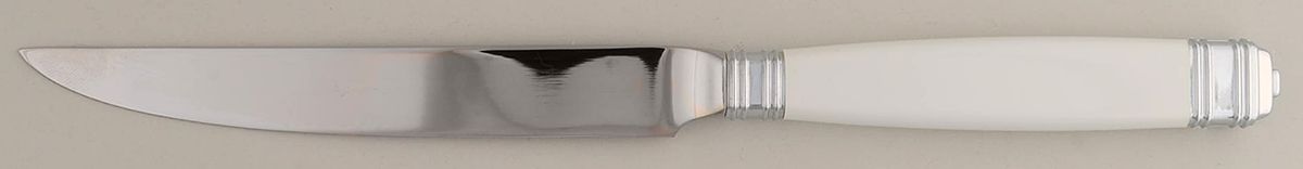 Continental-White (Stainless) Individual Steak Knife Hollow Handle by Mikasa-1