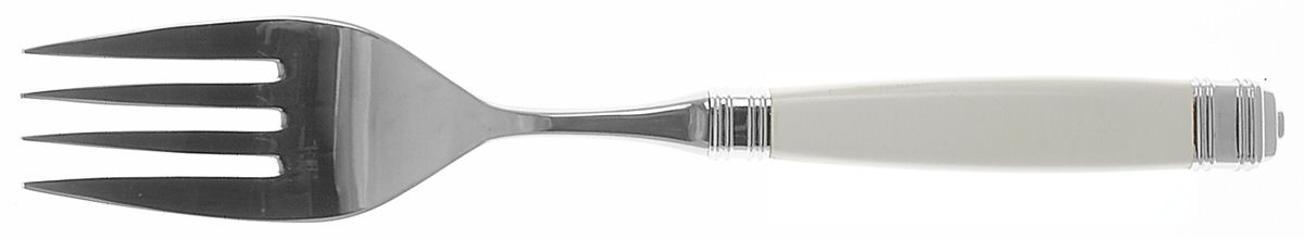 Continental-White (Stainless) Medium Solid Cold Meat Serving Fork by Mikasa-1