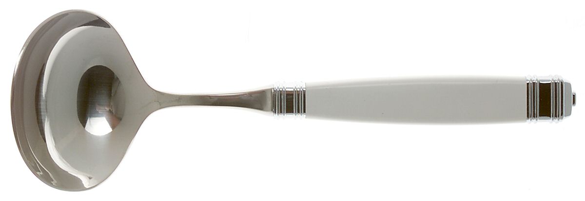 Continental-White (Stainless) Solid Gravy Ladle by Mikasa-1