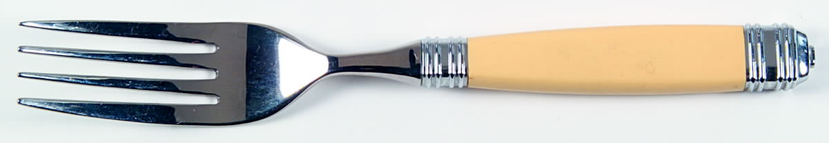 Continental-Primary Yellow (Stainless) Individual Salad Fork by Mikasa-1