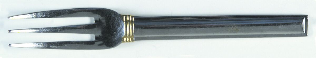 Deco (Stainless-Gold Accent, Japan) Individual Salad Fork by Mikasa-1