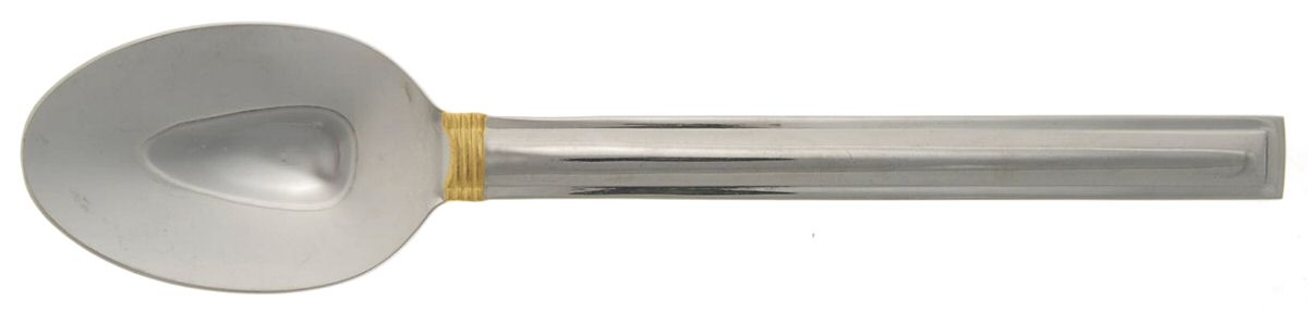 Deco (Stainless-Gold Accent, Japan) Tablespoon (Serving Spoon) by Mikasa-1