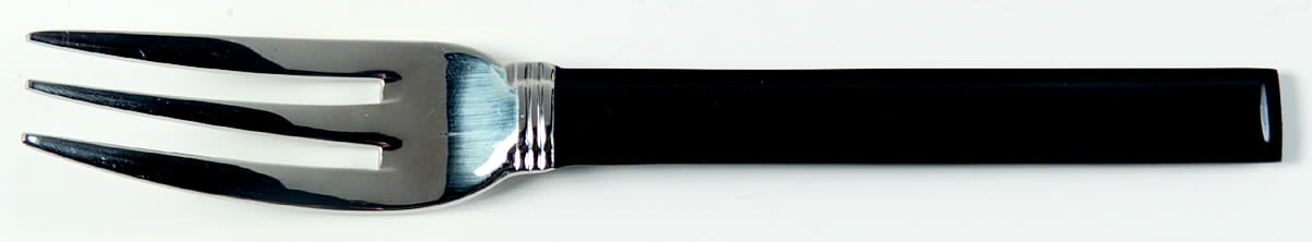 Deco Black (Stainless, Black) Individual Salad Fork by Mikasa-1