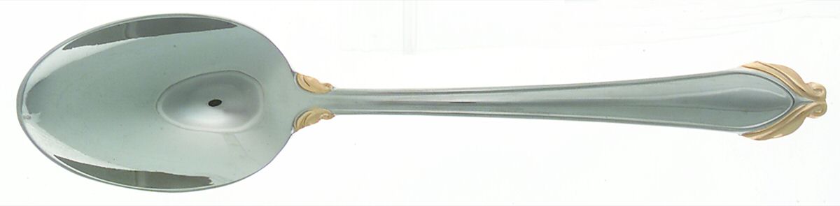 Delacroix Gold (Stainless) Place/Oval Soup Spoon by Mikasa-1