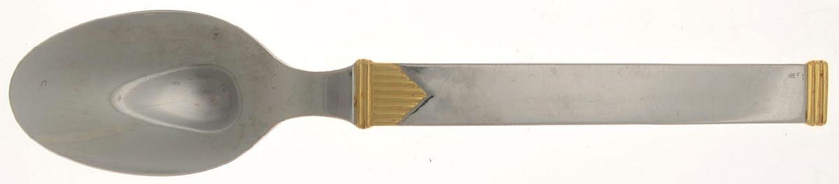 Direction (Gold Accent) Tablespoon (Serving Spoon) by Mikasa-1