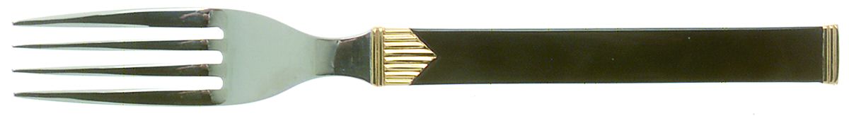 Direction (Stainless-Black-Gold) Individual Salad Fork by Mikasa-1