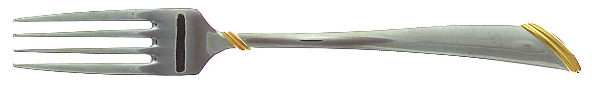 Eclipse Gold (Stainless, Gold Accent) Individual Salad Fork by Mikasa-1