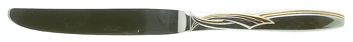 Empire Gold (Stainless, Gold Accent) Modern Hollow Knife by Mikasa-1