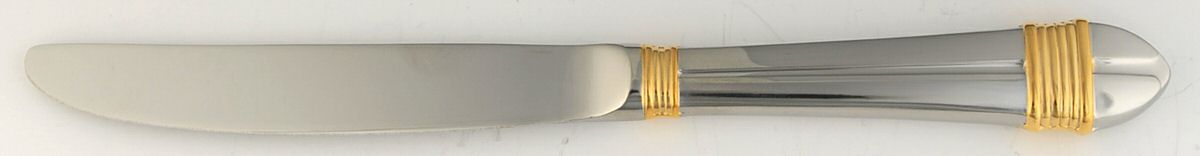 Ensign Gold (Stainless, Gold Accent) Modern Hollow Knife by Mikasa-1