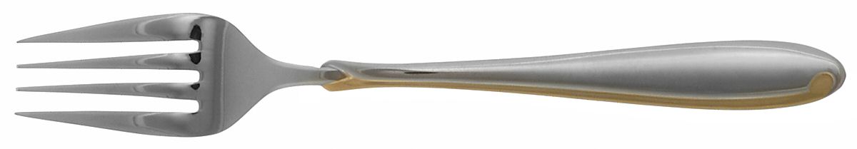 Estasi (Stainless, Gold Accent) Fork by Mikasa-1