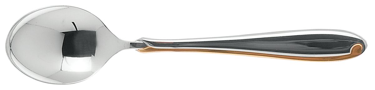 Estasi (Stainless, Gold Accent) Teaspoon by Mikasa-1