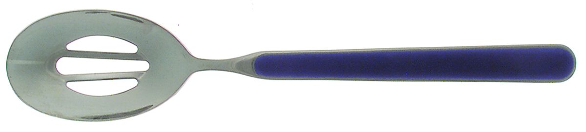 Fantasia-Blue (Stainless) Pierced Tablespoon (Serving Spoon) by Mikasa-1