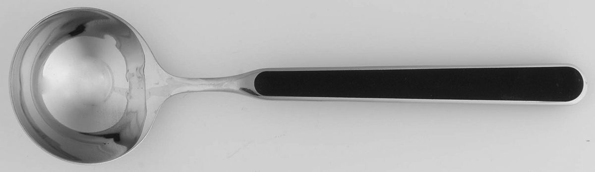 Fantasia-Black (Stainless) Solid Gravy Ladle by Mikasa-1