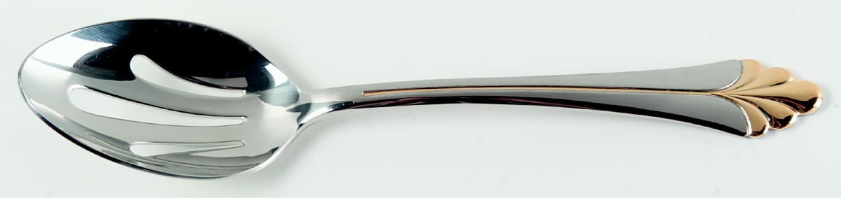 Finial Pierced Tablespoon (Serving Spoon) by Mikasa-1