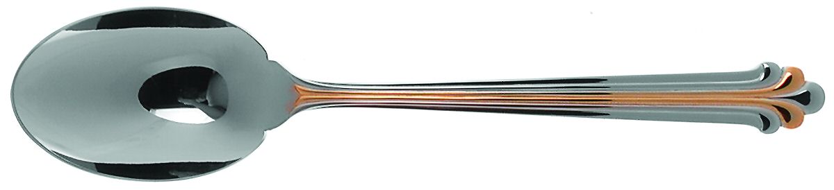 Gotham Gold (Stainless-Gold Accent) Tablespoon (Serving Spoon) by Mikasa-1