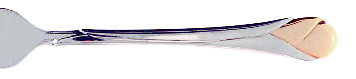 Golden Sweet Pea (Stainless, Gold Accent) Fork by Mikasa-1