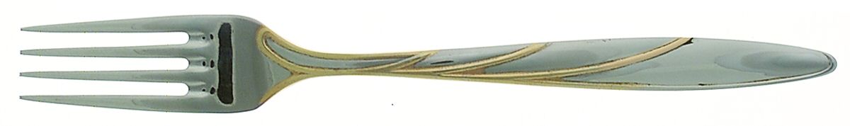 Latitudes Gold (Stainless, Gold Accent) Fork by Mikasa-1