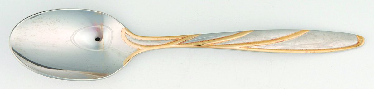 Latitudes Gold (Stainless, Gold Accent) Teaspoon by Mikasa-1