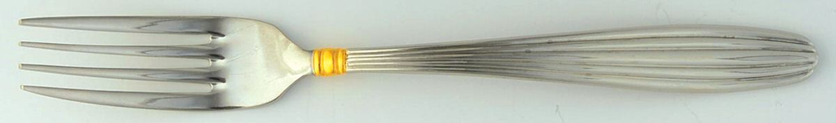 Melodie Gold (Stainless, Gold Accent) Individual Salad Fork by Mikasa-1