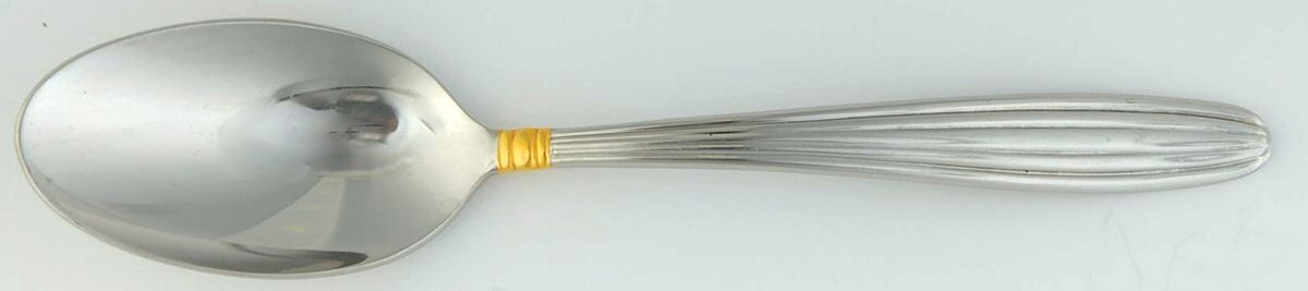 Melodie Gold (Stainless, Gold Accent) Teaspoon by Mikasa-1