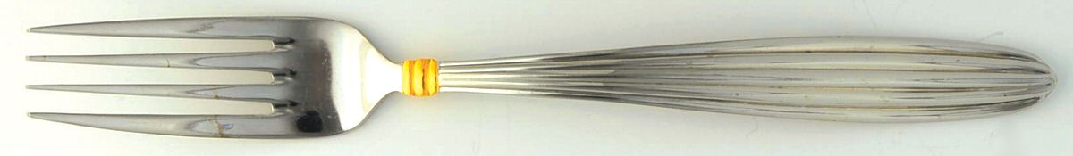 Melodie Gold (Stainless, Gold Accent) Fork by Mikasa-1