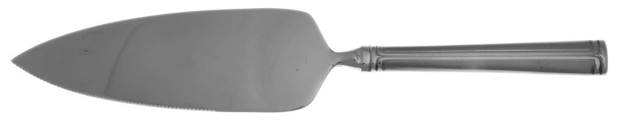 Meridian Satin (Stainless, Frost Handle) Pie Server with Serrated Stainless Blade HC by Mikasa-1