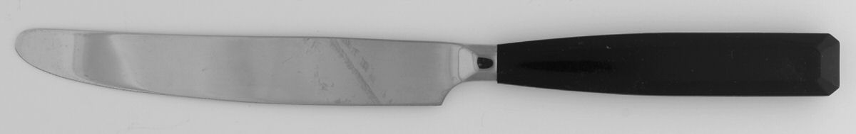 Facets-Black (Stainless) New French Hollow Knife by Mikasa-1