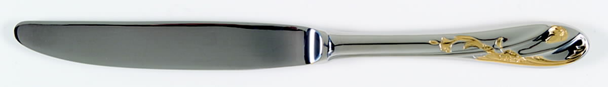 Monticello-Gold Accent (Stainless, Gold Accent) Modern Hollow Knife by Mikasa-1