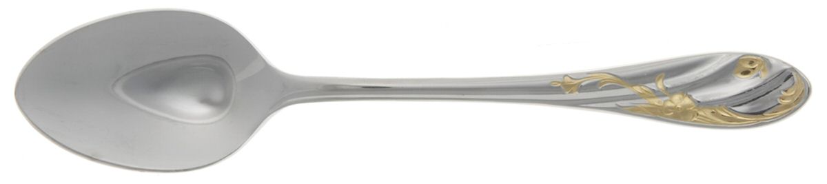 Monticello-Gold Accent (Stainless, Gold Accent) Teaspoon by Mikasa-1