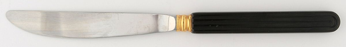 Palisades (Stainless-Black & Gold) Modern Hollow Knife by Mikasa-1