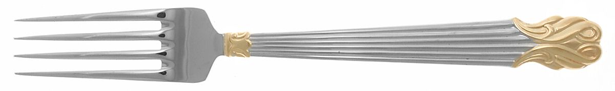 Pericles Gold (Stainless, Gold Accent) Fork by Mikasa-1