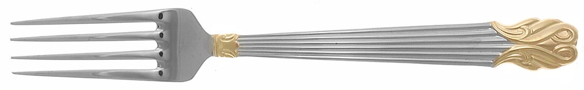 Pericles Gold (Stainless, Gold Accent) Individual Salad Fork by Mikasa-1