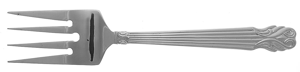 Pericles II (Stainless) Large Solid Cold Meat Serving Fork by Mikasa-1