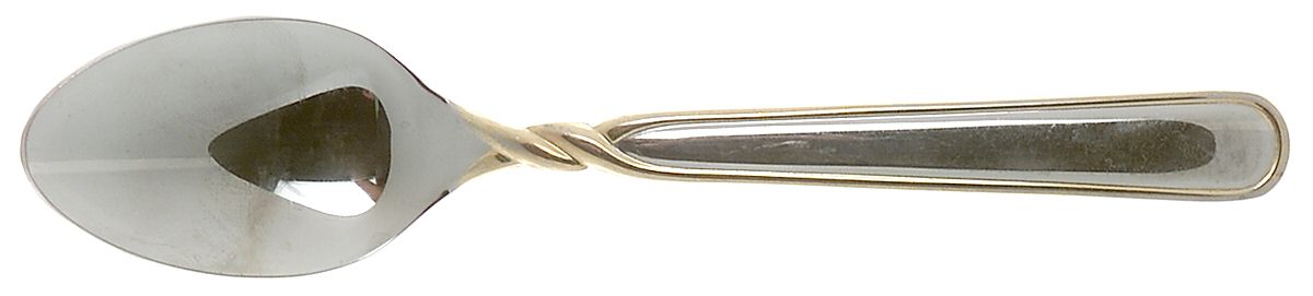 Pirouette (Stainless, Gold Accent) Teaspoon by Mikasa-1